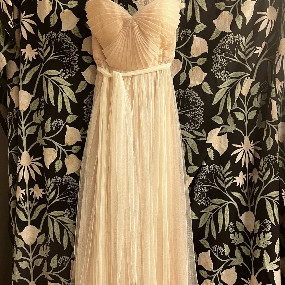 JENNY YOO for Anthro Wedding Dress size 6, NWOT - Picture 2 of 12